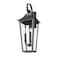 Z-Lite Gannon 3 Light Outdoor Wall Light, 10in. W x 27.25in. H, Black 5008B-BK - alternate 7